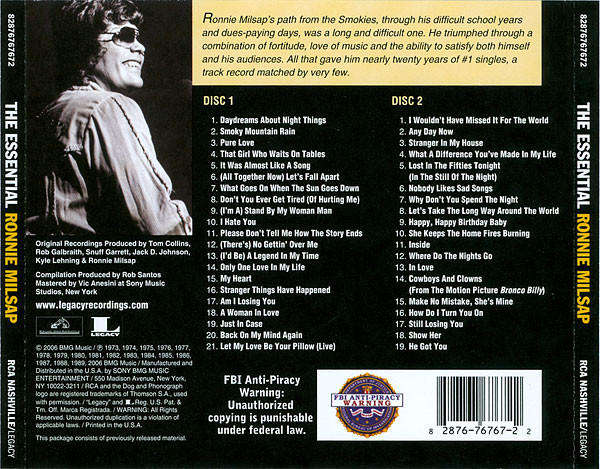 Ronnie Milsap - Essential Double CD Import