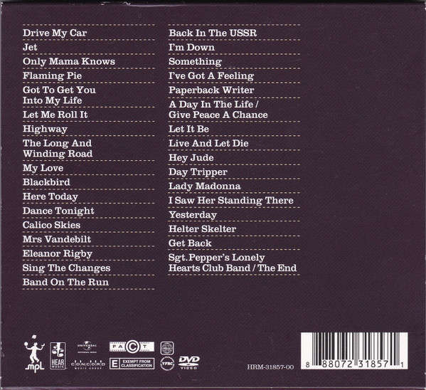 Paul McCartney  Good Evening New York City Double CD/DVD Import Digipak