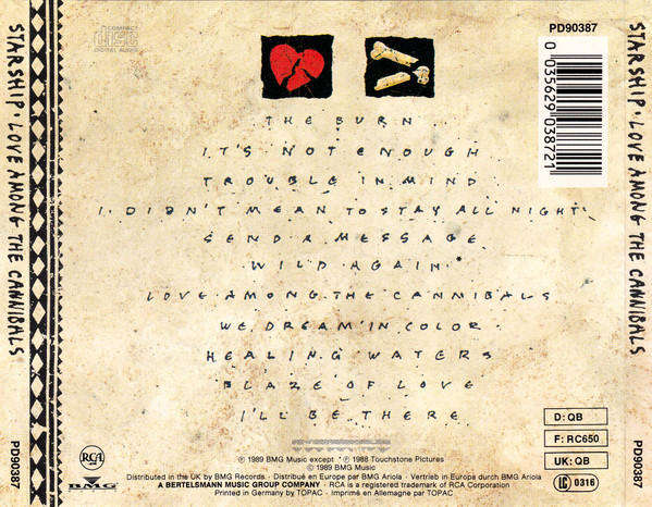 Starship - Love Among the Cannibals CD Import