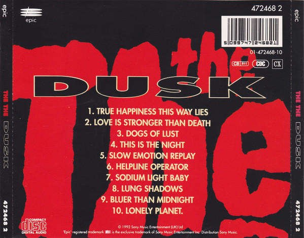 The The - Dusk CD Import