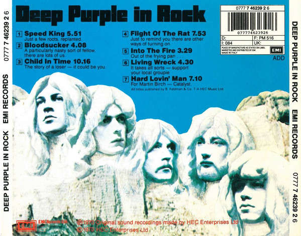 Deep Purple - In Rock CD Import