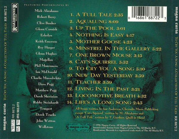 Various - To Cry You a Song - A Collection of Tull Tales CD Import
