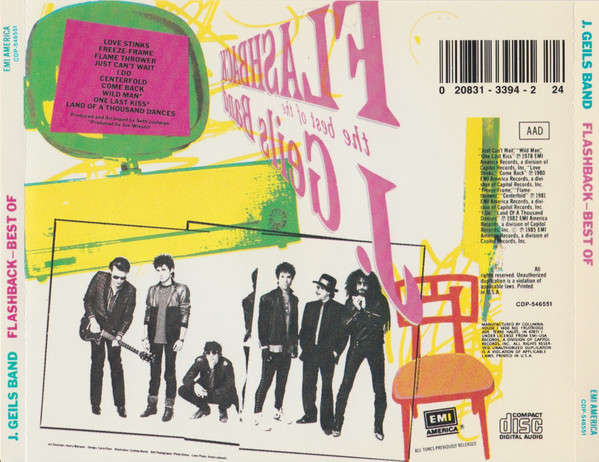 J. Geils Band - Flashback - Best of CD Import