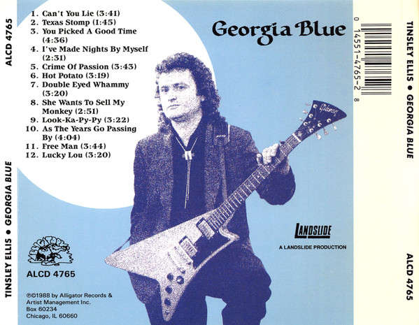 Tinsley Ellis - Georgia Blue CD Import