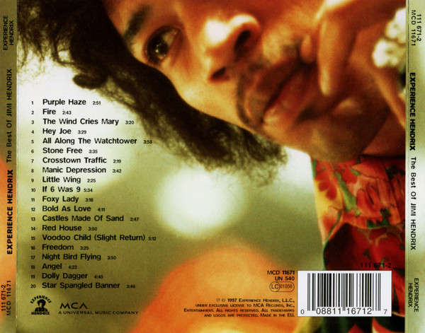 Jimi Hendrix - Experience Hendrix - Best of CD Import