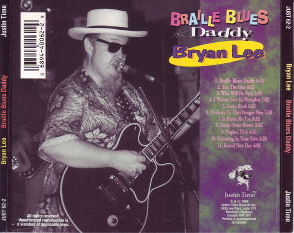 Bryan Lee - Braille Blues Daddy CD Import
