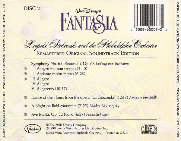Soundtrack - Fantasia 2x CD Set Import