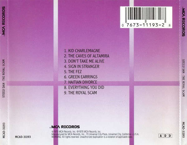 Steely Dan - The Royal Scam CD Import
