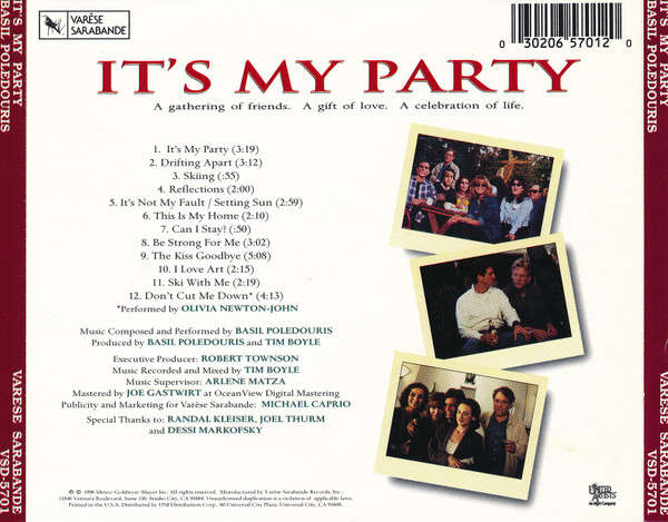 Soundtrack - It's My Party CD Import