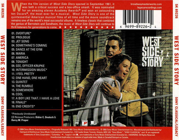 Soundtrack - West Side Story CD Import