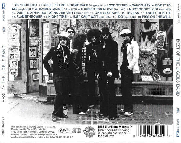 J. Geils Band - Best of CD Import