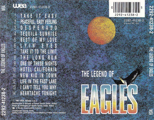 Eagles - The Legend of CD Import