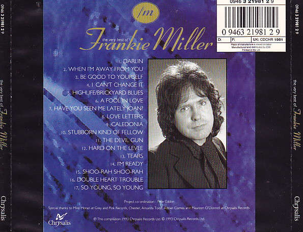 Frankie Miller - Very Best of CD Import