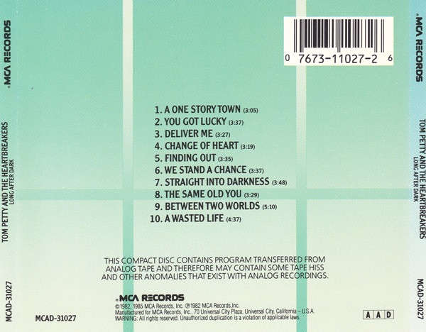 Tom Petty & the Heartbreakers - Long After Dark CD Import