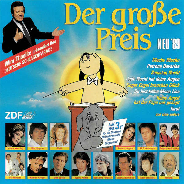 Various - Der Große Preis  Wim Thoelke Präsentiert Ihre Deutsche Schlagerparade  Neu '89 CD Import