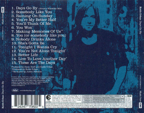 Keith Urban - Days Go By CD Import