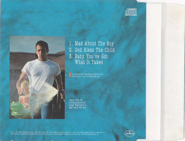 Dinah Washington - Mad About the Boy CD Maxi Single Import