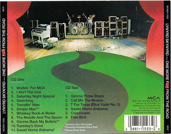 Lynyrd Skynyrd - One More From the Road CD Import