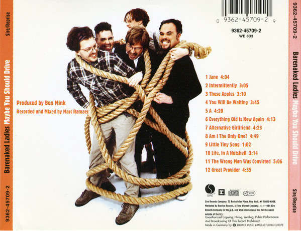 Barenaked Ladies - Maybe You Should Drive CD Import