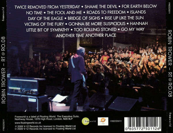 Robin Trower - RT @ RO.08 Double CD Import
