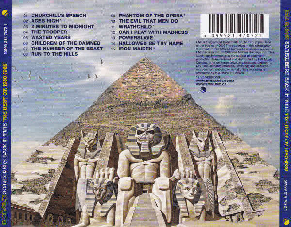 Iron Maiden - Somewhere Back In Time - Best of: 1980-1989 CD Import