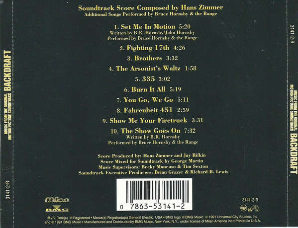 Soundtrack - Backdraft CD Import