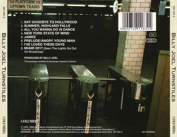 Billy Joel - Turnstiles CD Import
