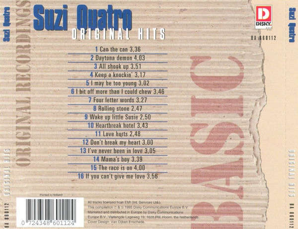 Suzi Quatro - Original Hits CD Import