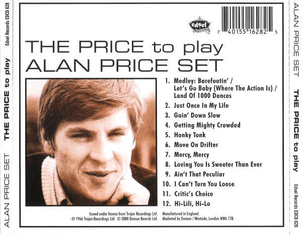 Alan Price Set - The Price To Play CD Import