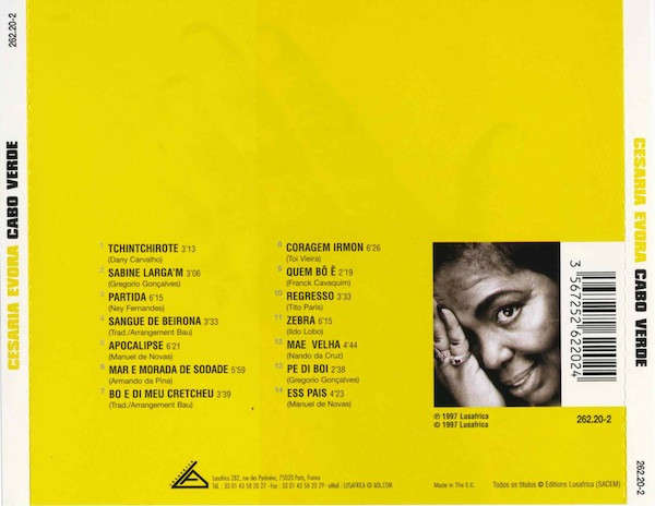 Cesaria Evora - Cabo Verde CD Import