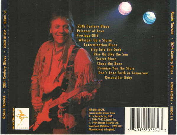 Robin Trower - 20th Century Blues CD Import