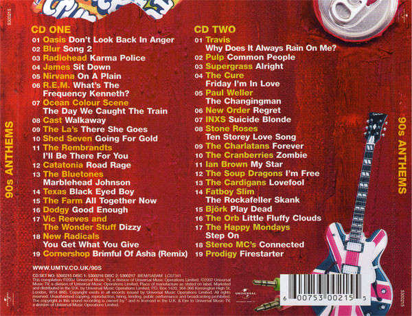 Various - 90s Anthems Double CD Import