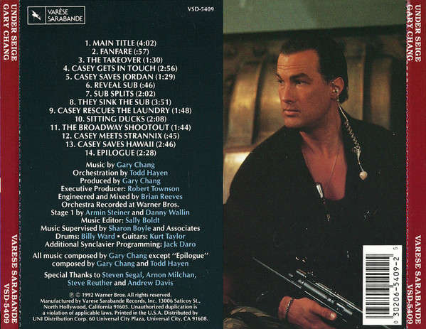 Soundtrack - Under Siege CD Import