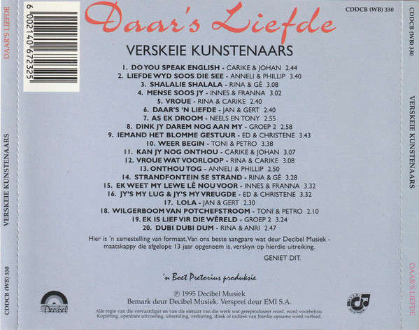 Various - Daar's Liefde CD