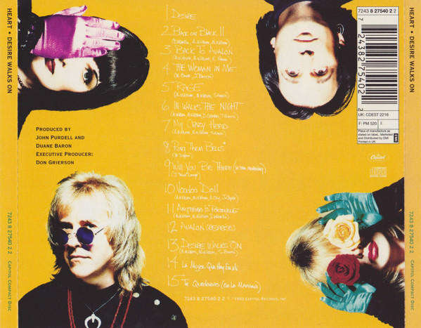 Heart - Desire Walks On CD Import Sealed