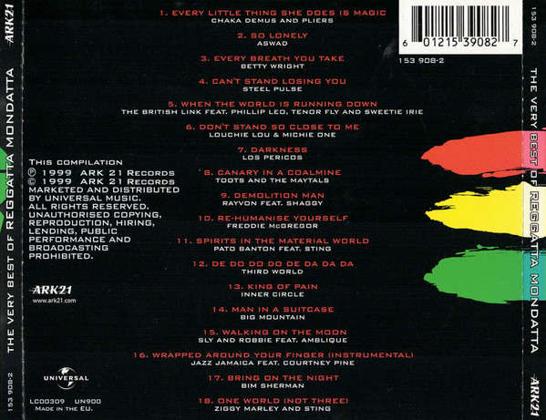 Various - Very Best of Reggatta Mondatta CD Import