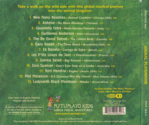 Putumayo Various - Animal Playground CD Import