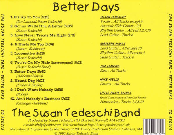 Susan Tedeschi Band - Better Days CD Import