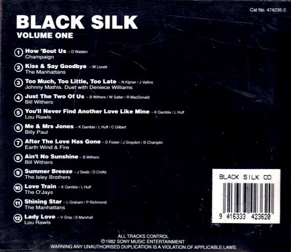Various - Black Silk Volume One CD Import