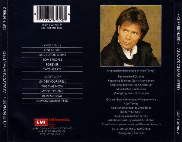 Cliff Richard - Always Guaranteed CD Import