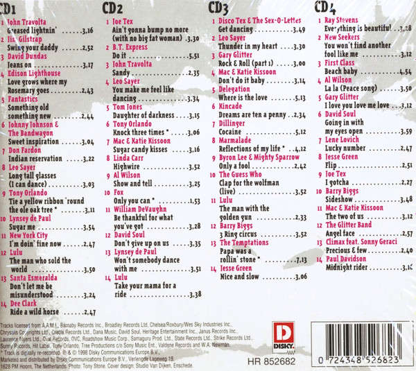 Various - Super Hits of the 70's 4x CD Import