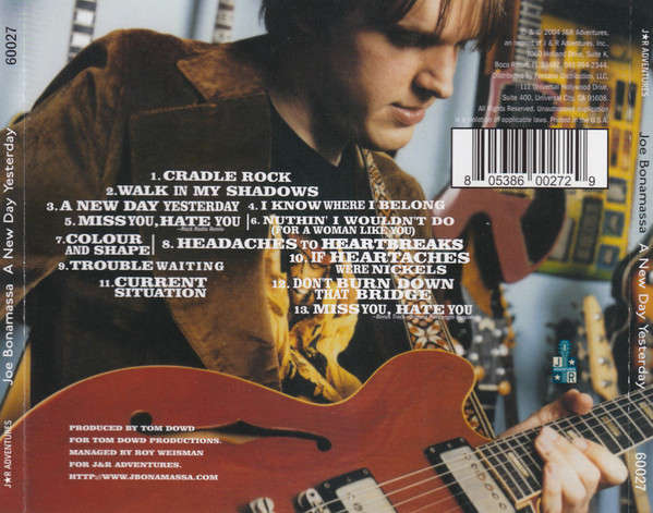 Joe Bonamassa - A New Day Yesterday CD Import
