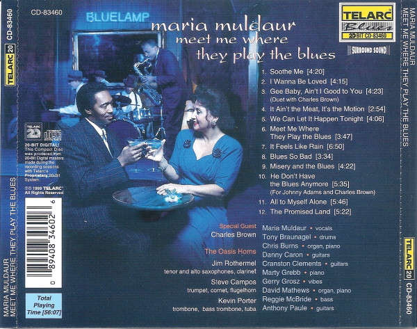 Maria Muldaur - Meet Me Where They Play the Blues CD Import