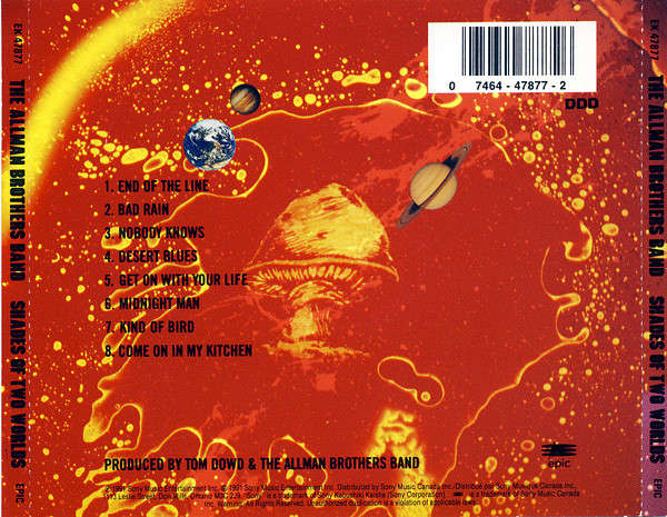 Allman Brothers Band - Shades of Two Worlds CD Import