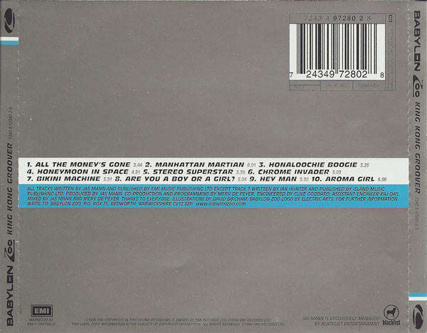 Babylon Zoo - King Kong Groover CD Import