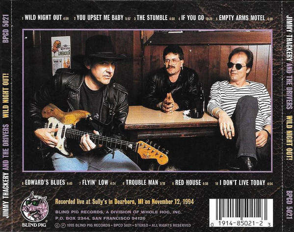 Jimmy Thackery & Drivers - Wild Night Out! CD Import