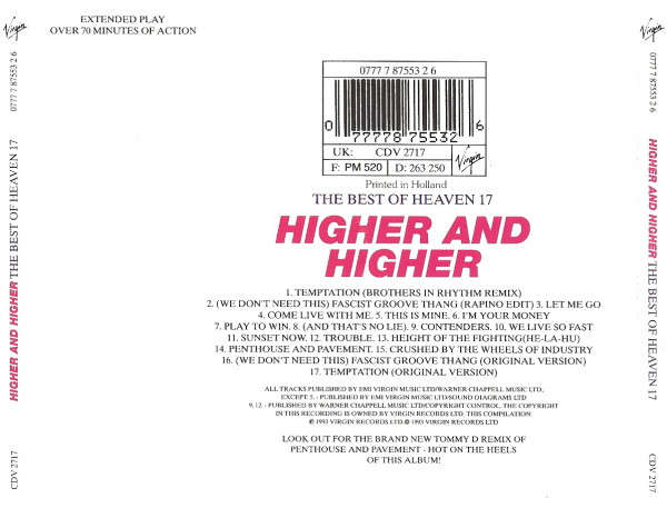 Heaven 17 - Higher & Higher (Best of) CD Import