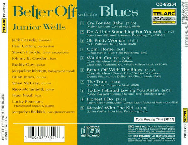 Junior Wells - Better Off With the Blues CD Import