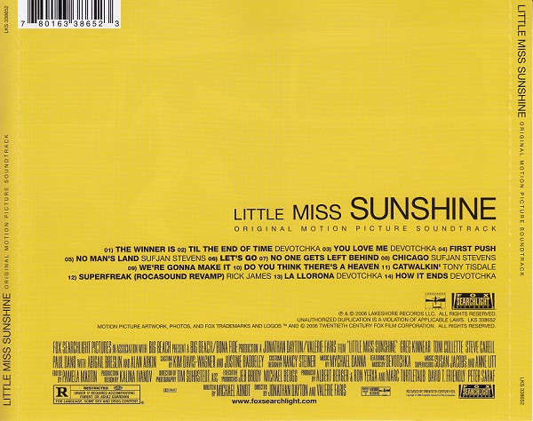 Soundtrack - Little Miss Sunshine CD Import