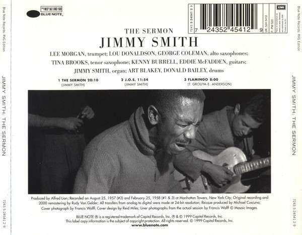 Jimmy Smith - The Sermon! CD Import